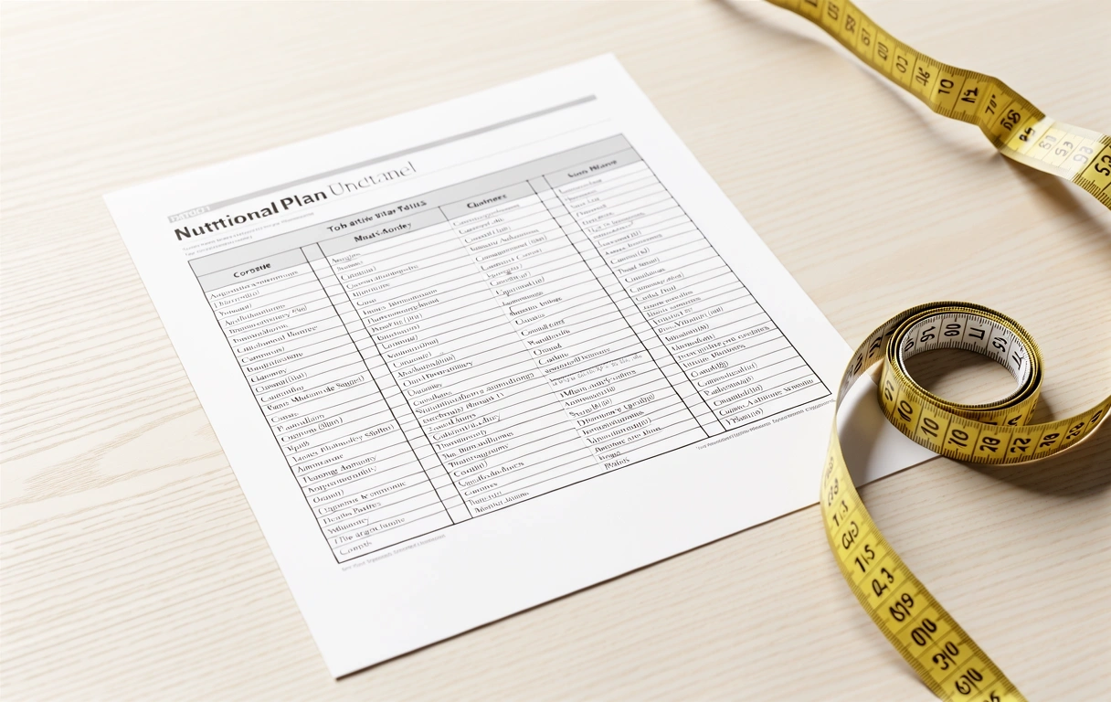 Ernährungsplan Prozess